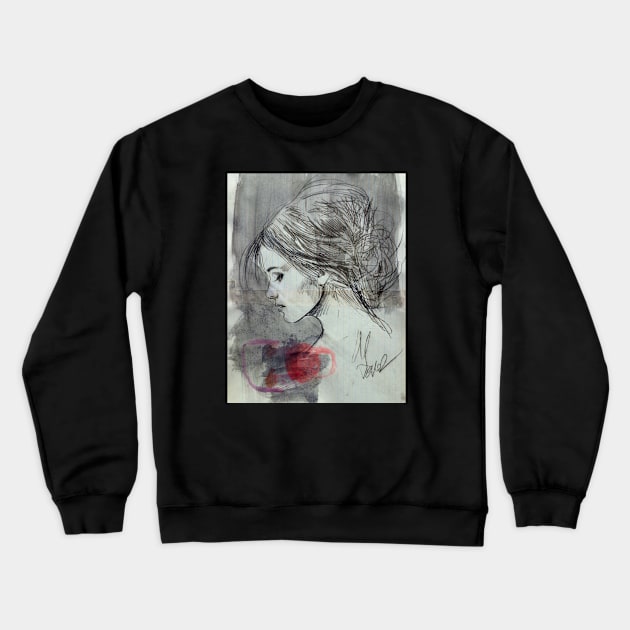 Grace study Crewneck Sweatshirt by Loui Jover 